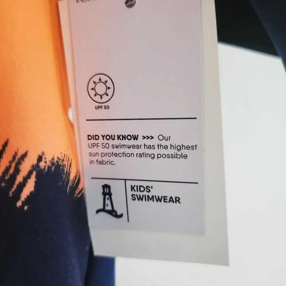 14/16 New Lands End swim shirt / rashguard